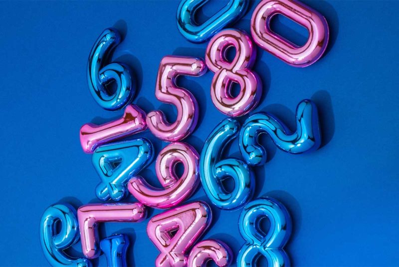 Number balloons