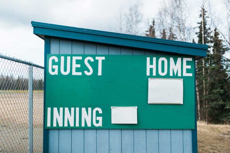 Baseball scoreboard