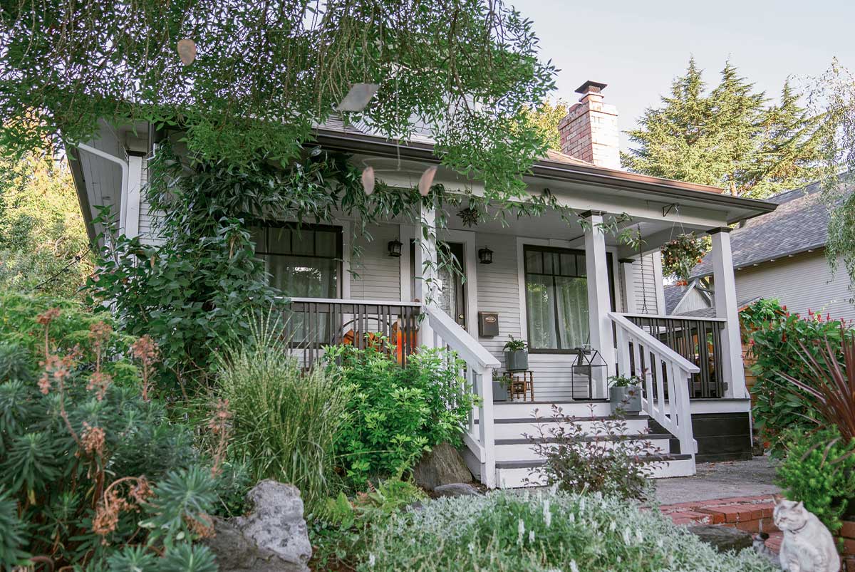 An idyllic historic home in a quaint neighborhood.