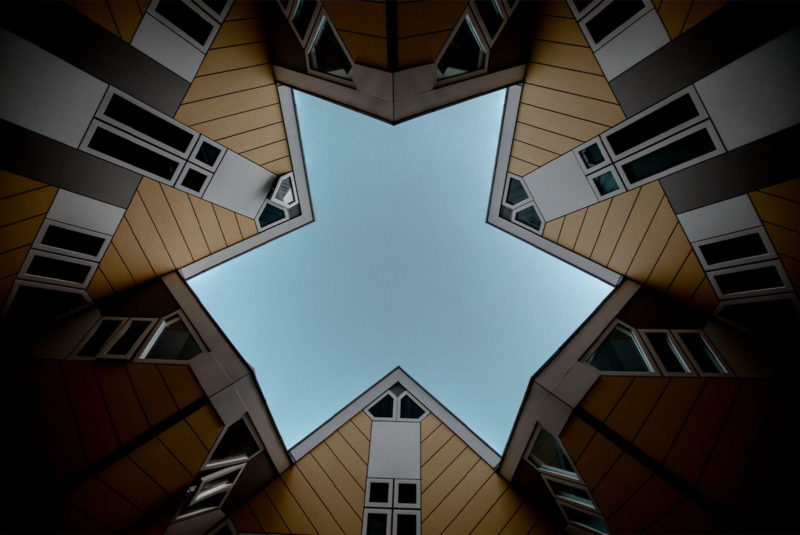 Kaleidoscope of houses