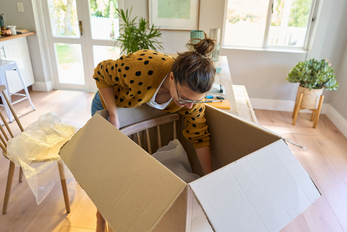 Unboxing furniture