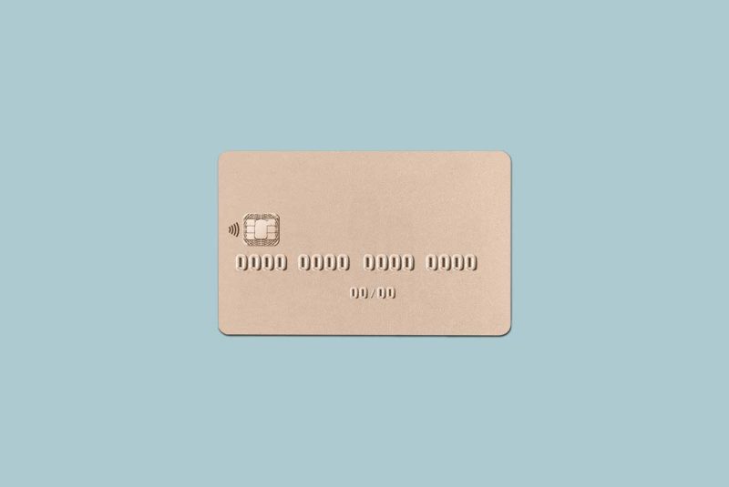 A credit card