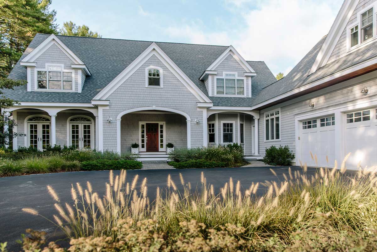 Home exterior and driveway