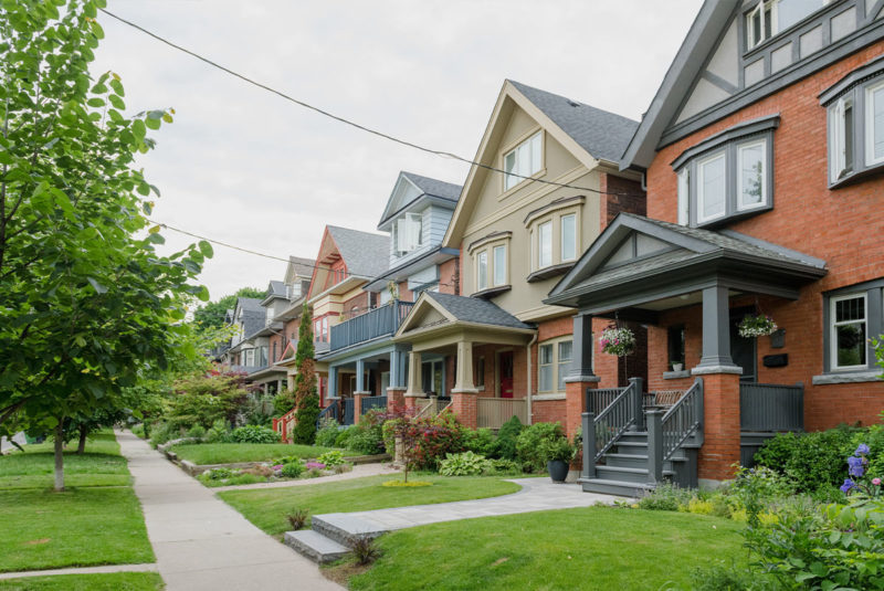 Row of homes