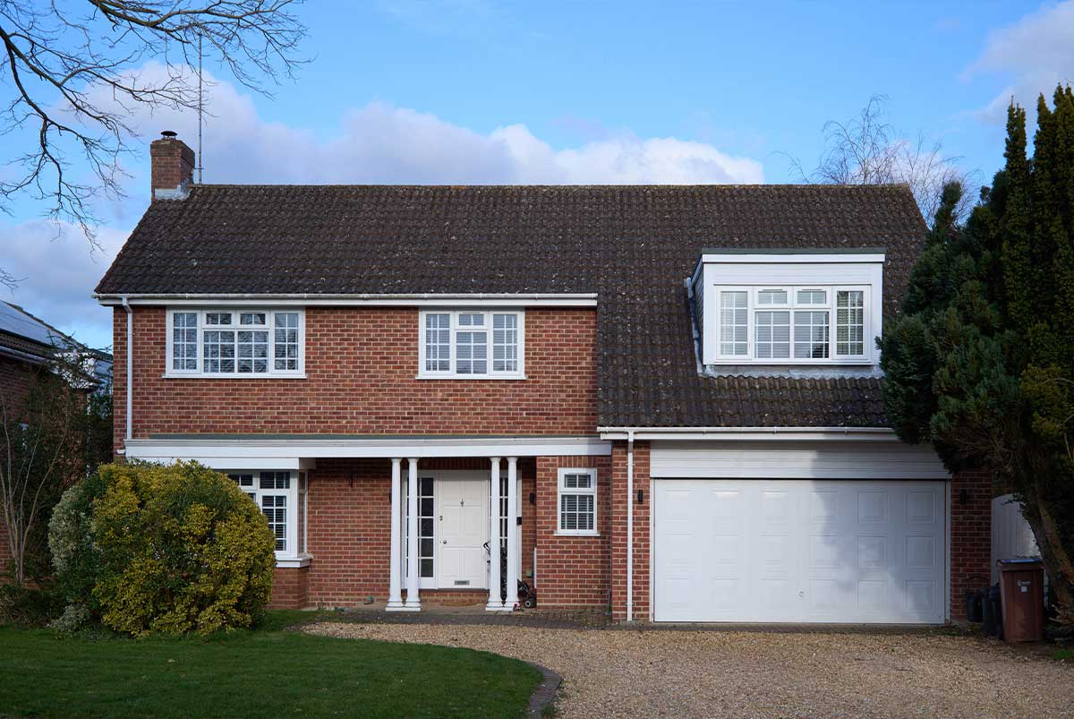 Brick two story home